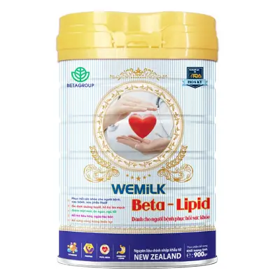Sữa bột dinh dưỡng dành cho người bệnh phục hồi sức khỏe, Wemilk Beta-Lipid 900gr